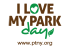 Logo for the I Love My Park Day in NY