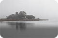 thumbnail of Taylor's Island in fog and mist